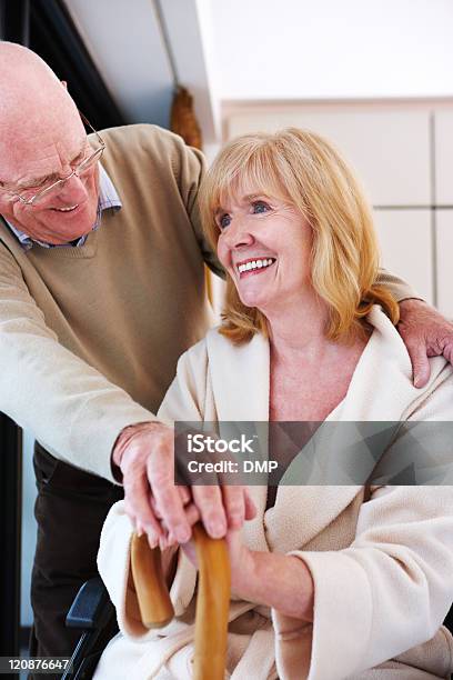 Senior Couple At The Hospital Stock Photo - Download Image Now - 60-69 Years, 70-79 Years, Adult