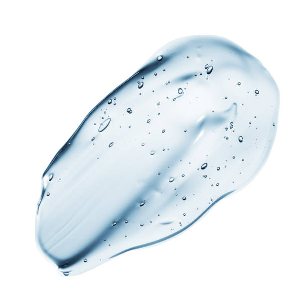 istock Serum gel smudge with bubbles isolated 1208766695