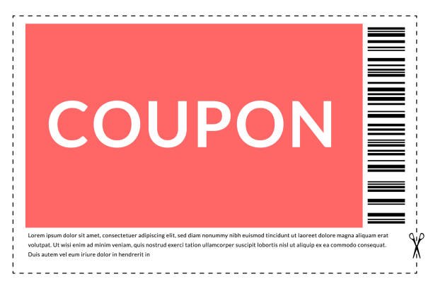 Coupon frame. Clip to save frame with a dotted bounding. Coupon frame. Clip to save frame with a dotted bounding coupon stock illustrations