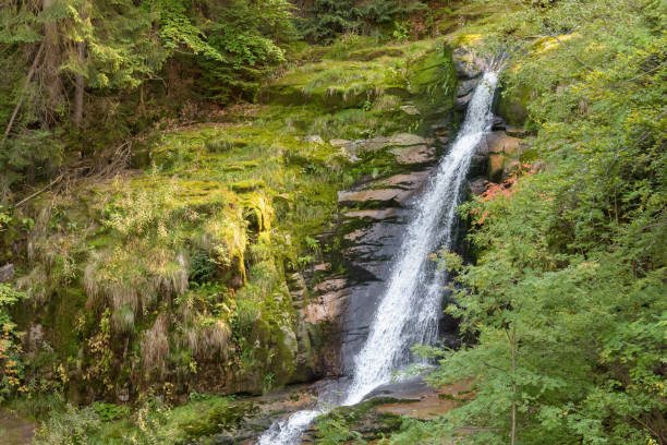 istock Waterfall of Kamienczyk river in Poland 1208772432