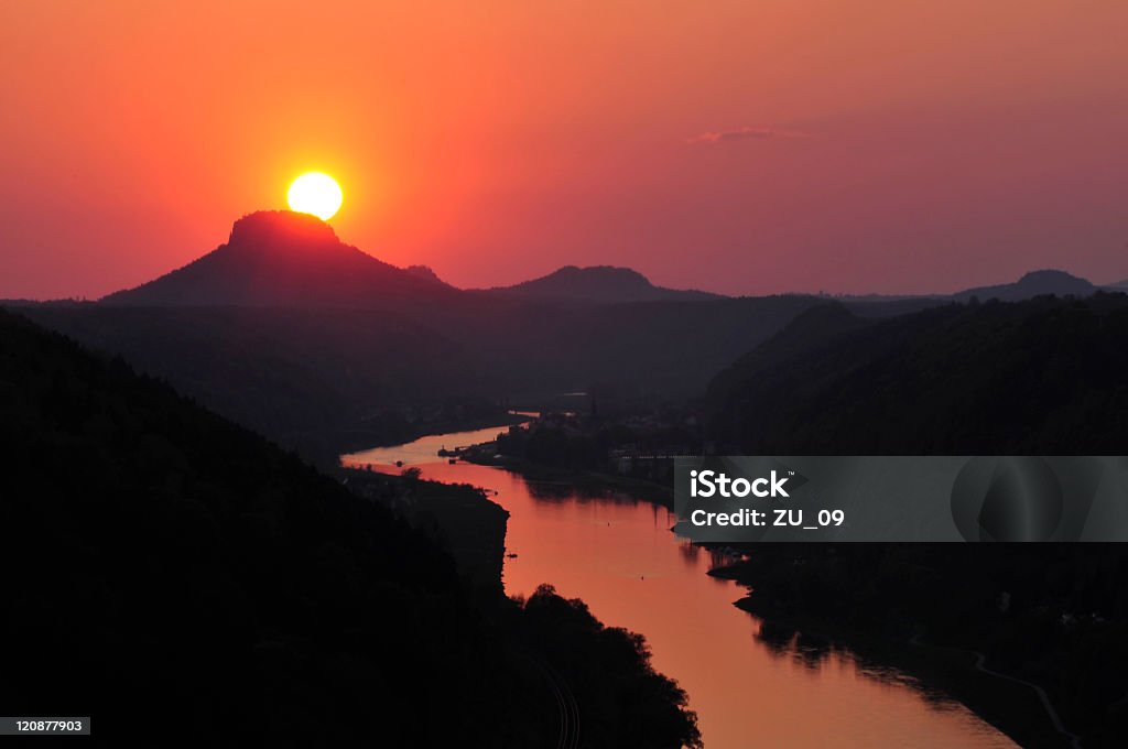 Sächsische Schweiz - Lizenzfrei Elbsandsteingebirge Stock-Foto