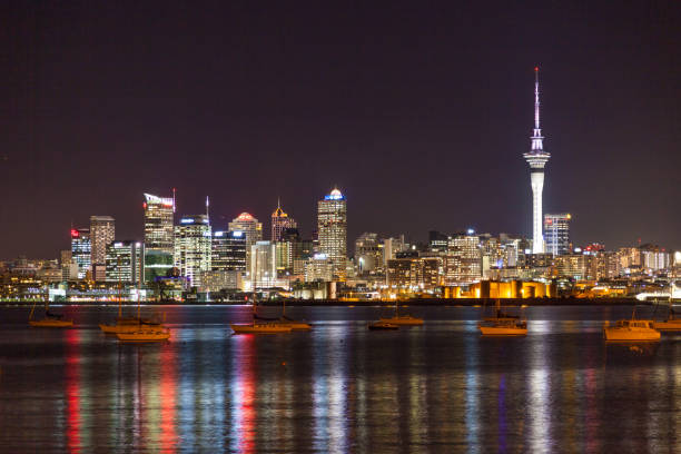 istock Auckland City Skyline at Night 1208782963
