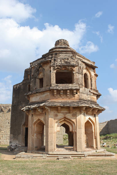 istock Band tower in the Dannayaka Enclosure, Hampi, Karnataka, India. 1208784341