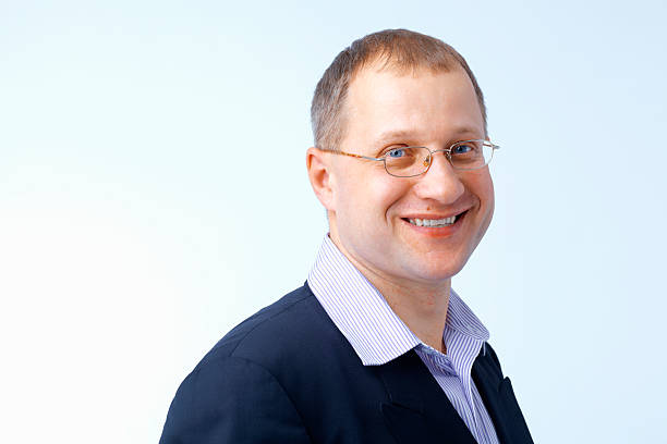 istock Smiling Man Wearing Glasses. 120879675
