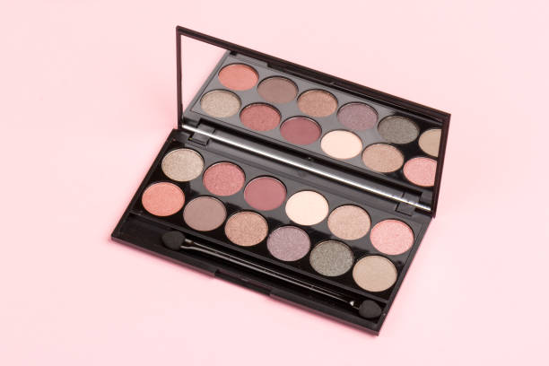 istock set of pastel eyeshadows isolated on rose background 1208797087