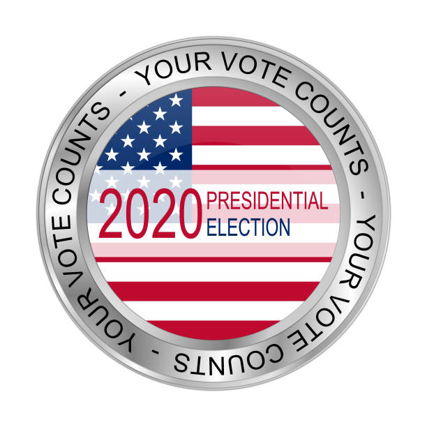istock 2020 Presidential Election - Your Vote counts Button - 3D illustration 1208798086