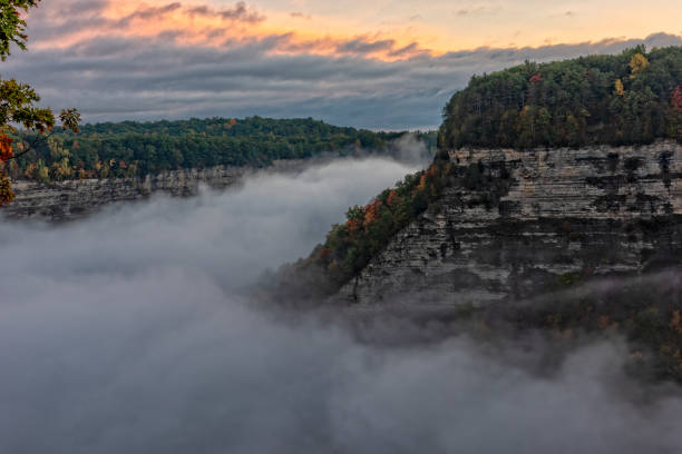 istock Early Morning Sunsrise At Letchworth State Park 1208799617