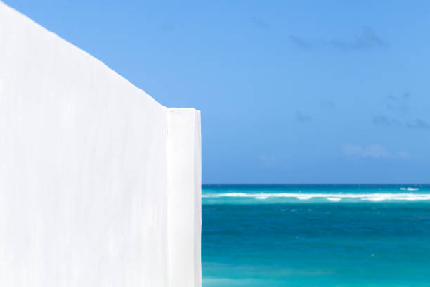Panorama of the famous Bottom Bay, Barbados.