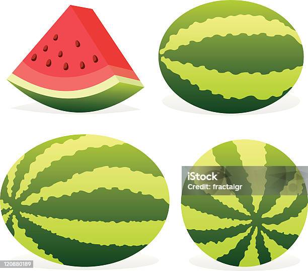 Ilustración de Iconos De Sandía y más Vectores Libres de Derechos de Alimento - Alimento, Clip Art, Color - Tipo de imagen