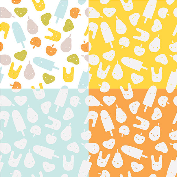 Seamless patterns vector art illustration