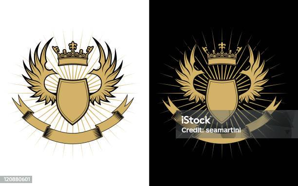 Heraldic Symbol Stock Vektor Art und mehr Bilder von Abstrakt - Abstrakt, Abzeichen, Altertümlich