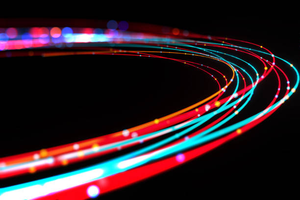 istock defocused image of  fiber optics lights abstract background 1208806877