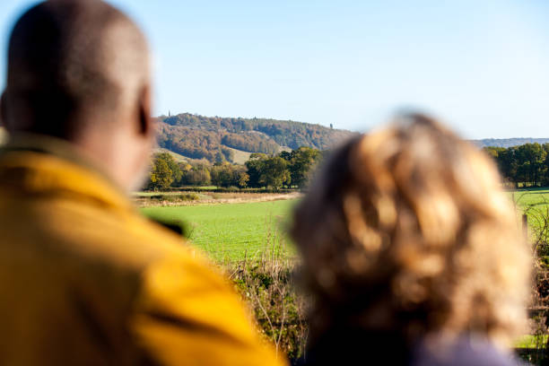 istock Mature couple looking at landscape 1208806995