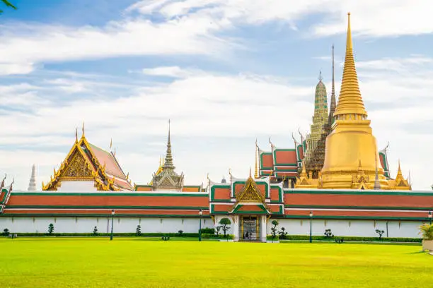 Photo of Temple of emerald buddha grand palace Wat Pra Keaw in Bangkok