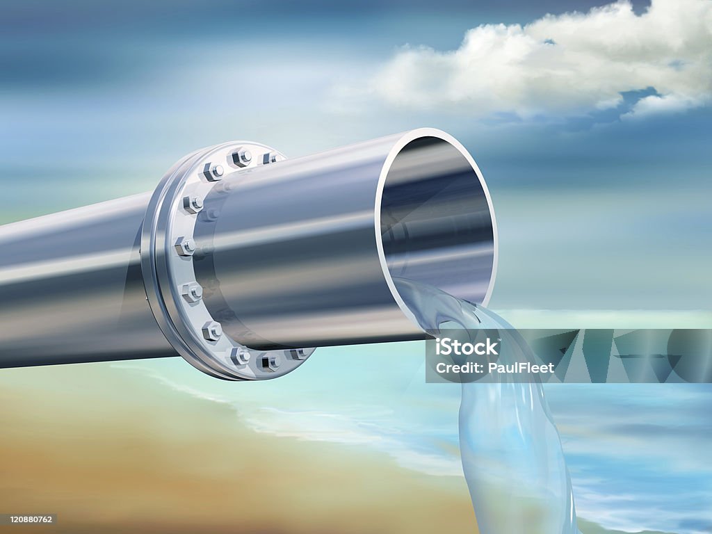 Sauberes Trinkwasser - Lizenzfrei Meer Stock-Foto