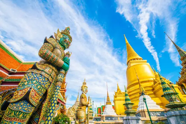 Photo of Temple of emerald buddha grand palace Wat Pra Keaw in Bangkok