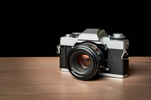 istock Vintage 35 mm Camera Retro Style 1208813561