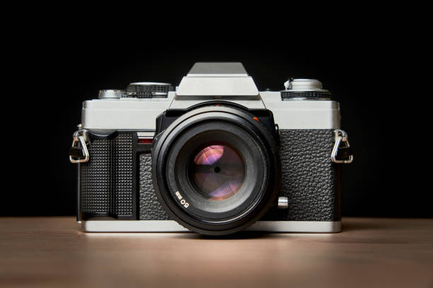 istock Vintage 35 mm Camera Retro Style 1208816154