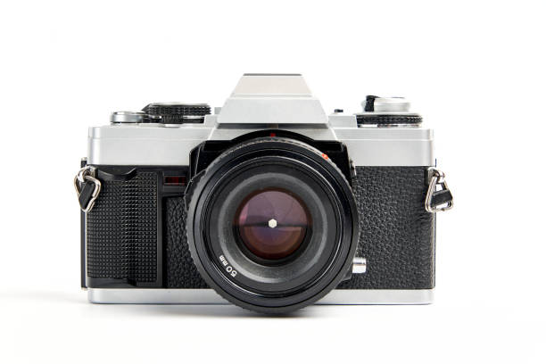 istock Vintage 35 mm Camera Retro Style 1208816244