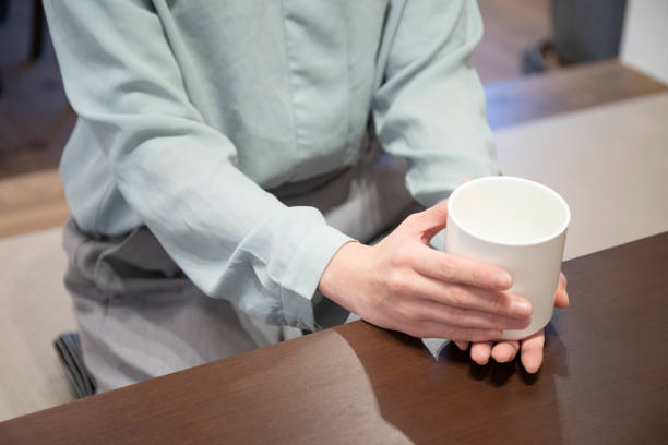 istock A woman resting in a Japanese-style room 1208825435