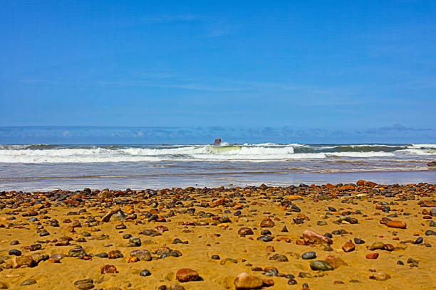 landscapes of Legzira beach on the south Morocco