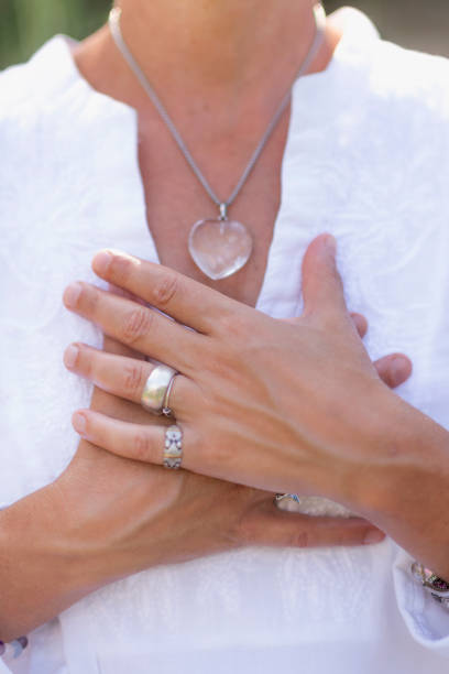 istock Self-Acceptance Concept, Demonstrated by Spiritual Coach 1208830348