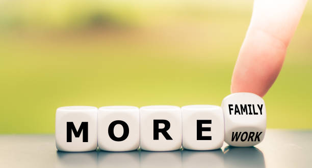 istock Finger turns dice and changes the expression 