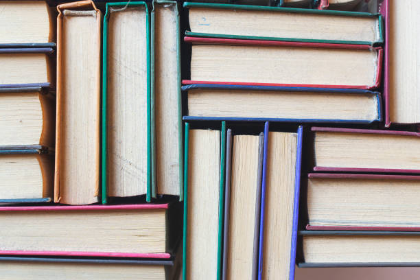 istock Full frame photo of books  , view from above 1208842752