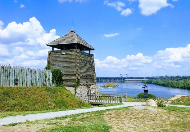 river island Khortitsa Cossack fortress