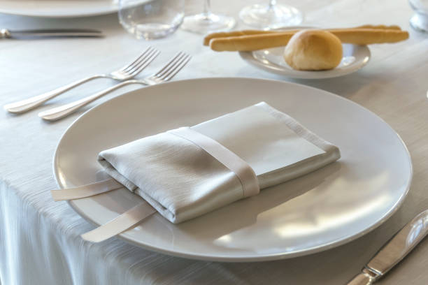 istock Detail of a table set for a banquet 1208846267