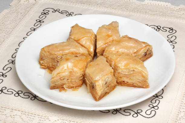 istock TURKISH TRADITIONAL CUISINE BAKLAVA 1208851405