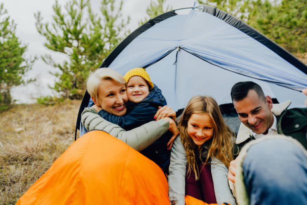 istock Family on camping 1208851658