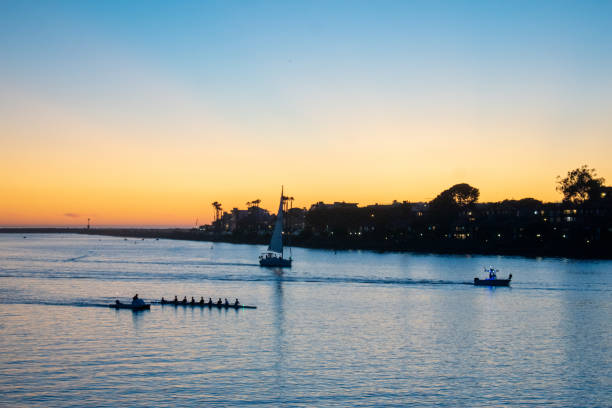 istock Sunset over Marina del Rey channel in Winter 1208854936