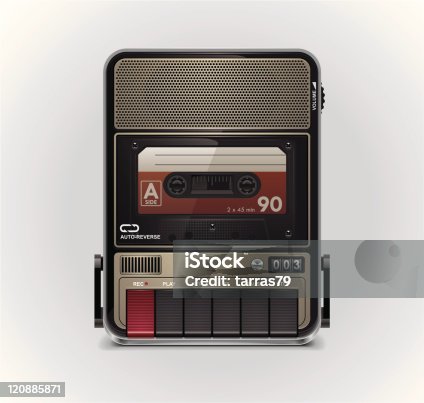 istock Cassette recorder XXL icon 120885871