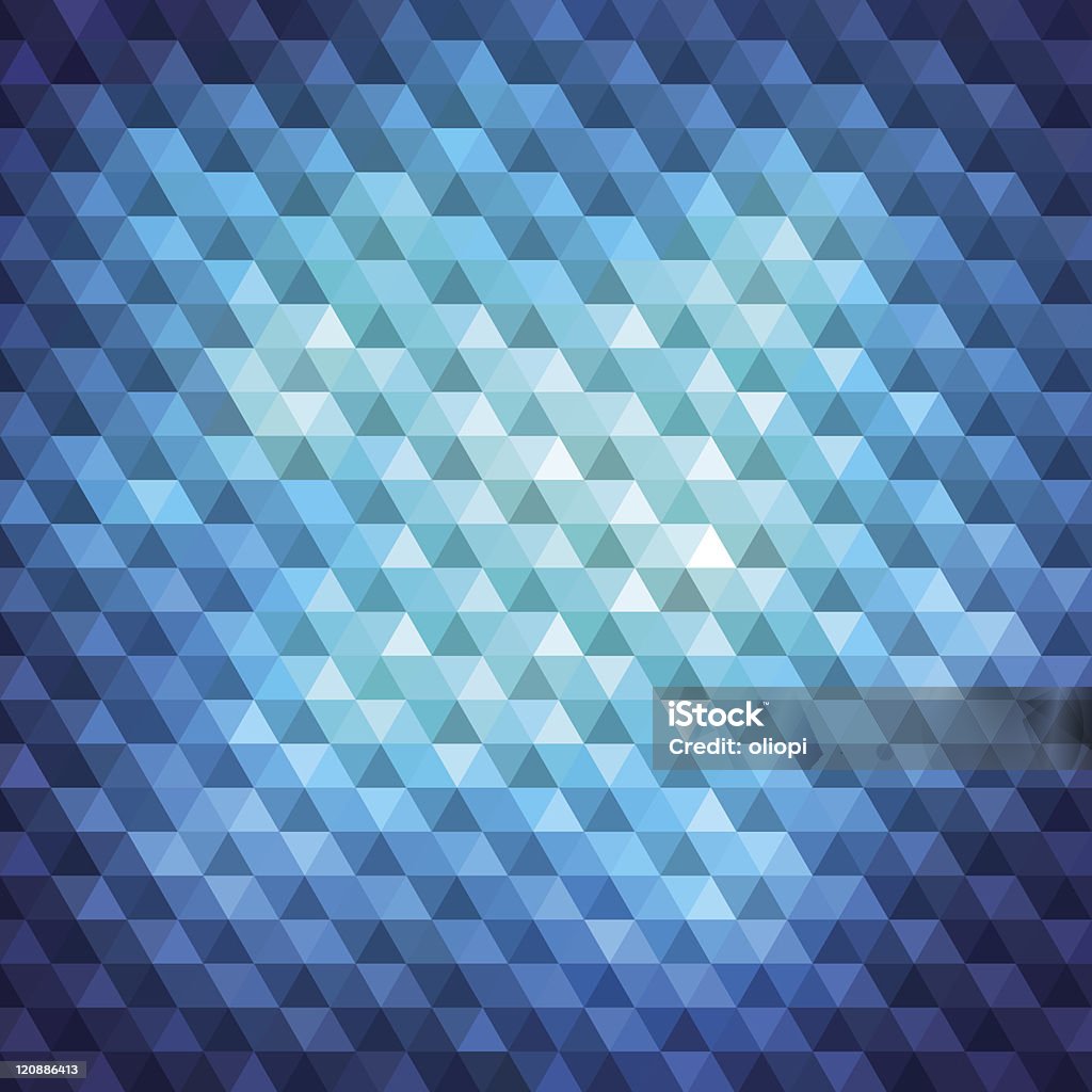 Blue Mosaic Background Abstract background made of shiny octagons. Abstract stock vector