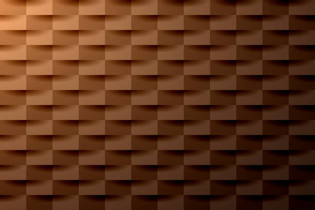 Abstract brown background - Geometric texture Modern and trendy abstract background. Geometric texture with seamless patterns for your design (colors used: brown, orange, black). Vector Illustration (EPS10, well layered and grouped), wide format (3:2). Easy to edit, manipulate, resize or colorize. shades of brown background stock illustrations