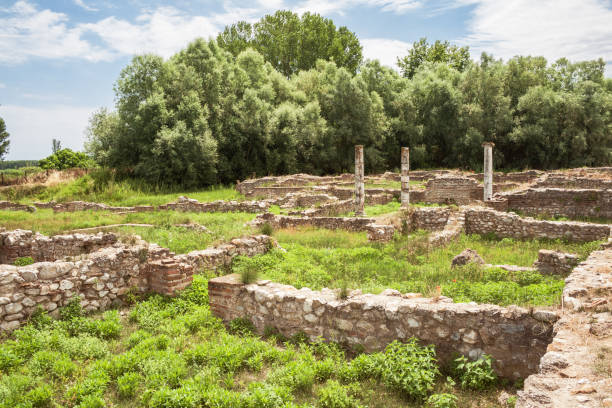 Demeter sanctuary, Greece Dion Archaeological Park, Demeter sanctuary, Greece katerini greece photos stock pictures, royalty-free photos & images