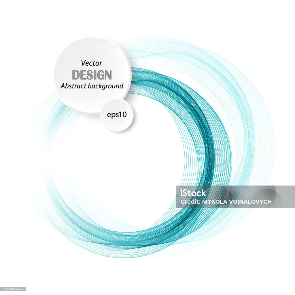 Nền Vector Trừu Tượng Với Vòng Màu Hình Dạng Của Vòng Tròn Vòng ...