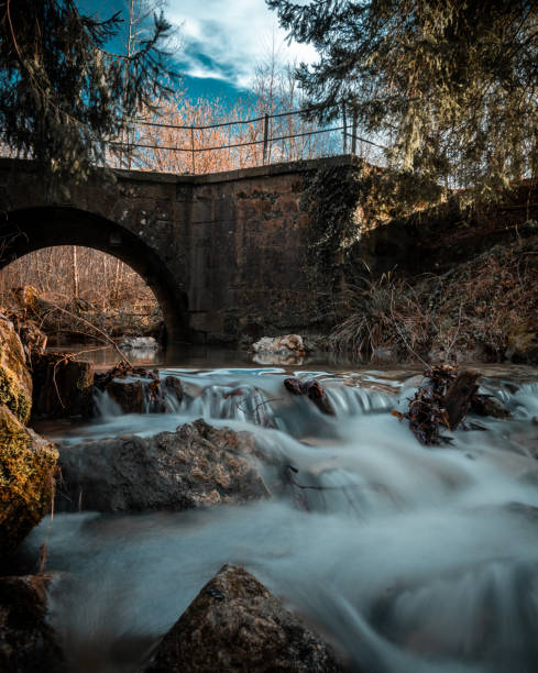 istock Little creek with long exposure 1208875661