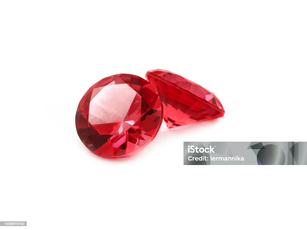 Beautiful Faceted Red Gems Stock Photo - Download Image Now - Garnet,  Jewelry, Gemstone - iStock