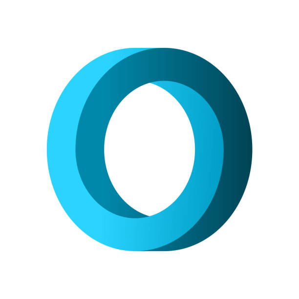 円の形状が不可能です。青のグラデーション無限円形の形状。 - eternity点のイラスト素材／クリップアート素材／マンガ素材／アイコン素材