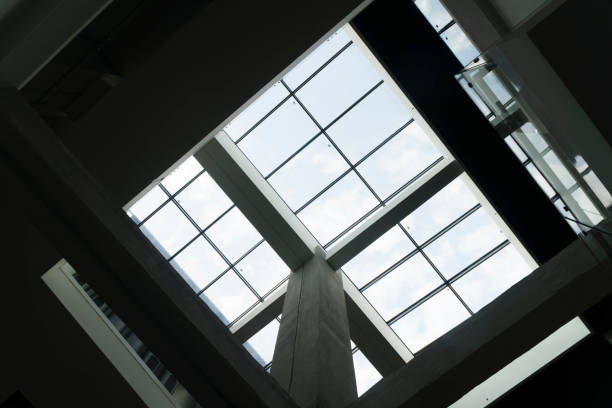 istock Ceiling windows on the roof top 1208886169