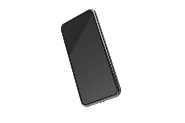 istock 3D Rendering Full Screen Phone Mock Up For Your Design on White 1208886192
