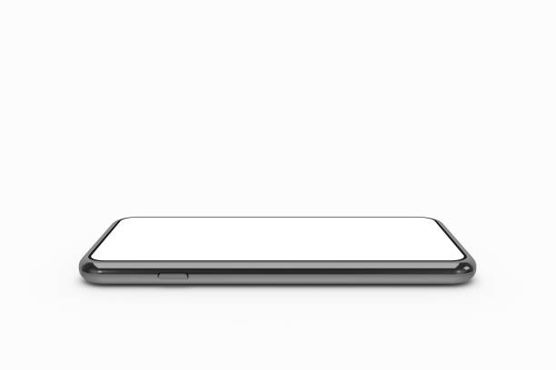 istock 3D Rendering Full Screen Phone Mock Up For Your Design on White 1208886756