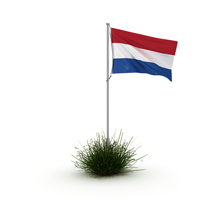 DUTCH Flag - 3D Rendering