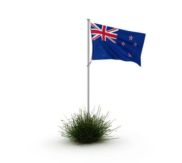 NEW ZEALAND Flag - 3D Rendering