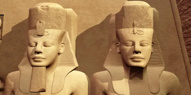 Ramses the Great built the temple complex of Abu Simbel to honor him and his wife queen Nefertari.