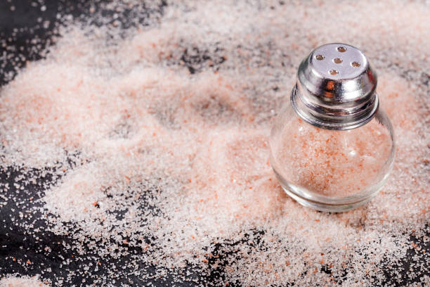 istock Pink Himalayan sea salt fine grain and crystals 1208900391