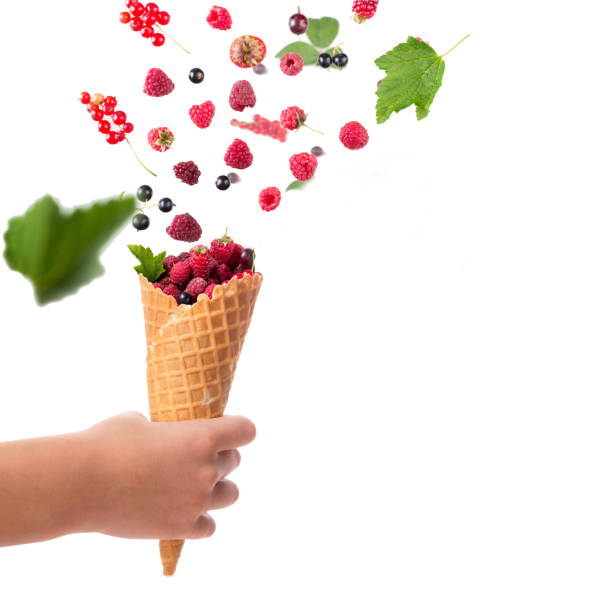 Concept of healthy raw vegan snack in summer.
