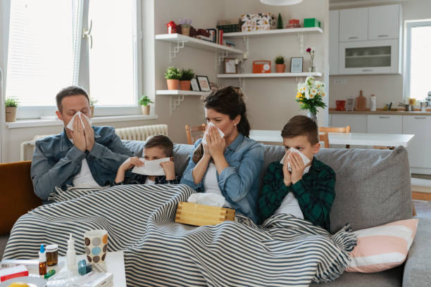 istock Family having fever 1208906159